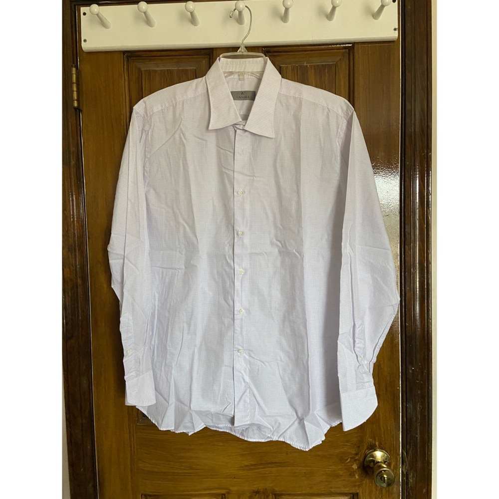 Canali white dress shirt